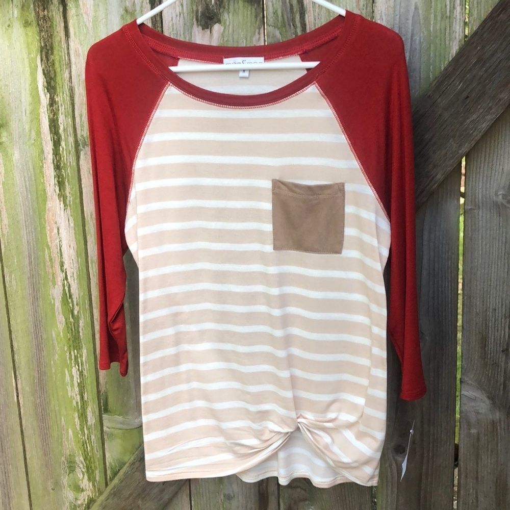 NWT Moa Moa twist front top